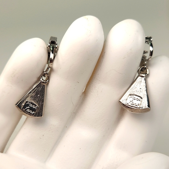 Park Lane Abalone Clip on earrings VTG 80s - Picture 3 of 11